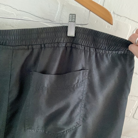 Vintage Y2K Mini Skort/skirt/short Black Utility 3 pockets Comfy Sporty Sz 24 - Picture 10 of 15